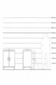 Table de chevet Hyperion à 2 étagères et 2 portes, pin-pierre d'onyx
