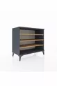 Commode Hyperion 3 étagères Anthracite-Pin