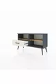 Commode Arges 2 étagères, 1 tiroir, Anthracite-Sapin/Mer de pierre