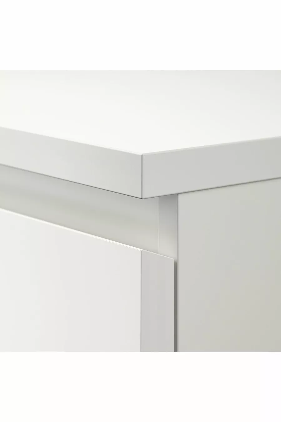 Table de chevet, blanche, cm