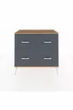 Commode Hyperion 4 tiroirs Anthracite-Sapin/Anthracite