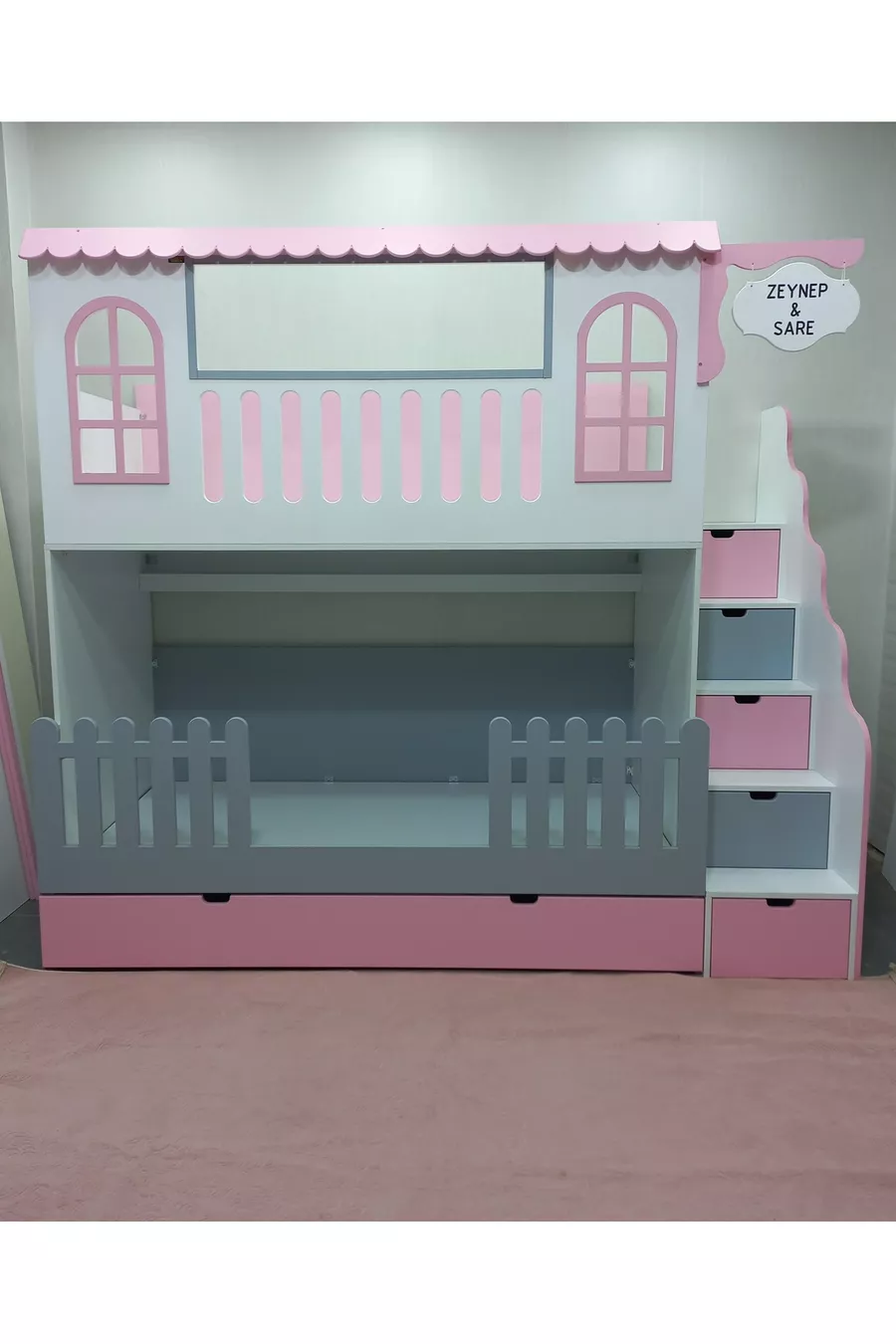 LIT SUPERPOSÉ AVEC LIT POUR BÉBÉ ILICA