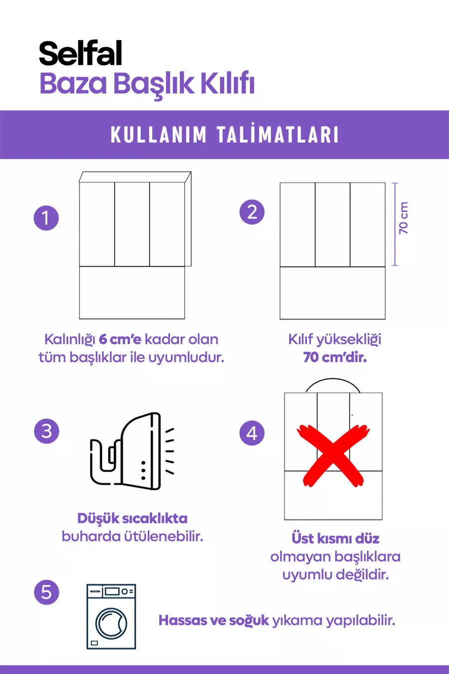 Housse de Tête de Lit pour Lit - Tissu Matelassé en Poil de Poney (Options de Taille)