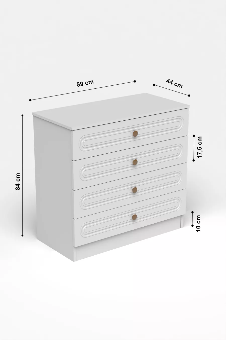 BUFFET BOHÈME AVEC PORTES EN MDF