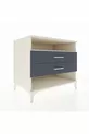 Commode Kronos avec une étagère et 2 tiroirs, Pierre de lune-Anthracite