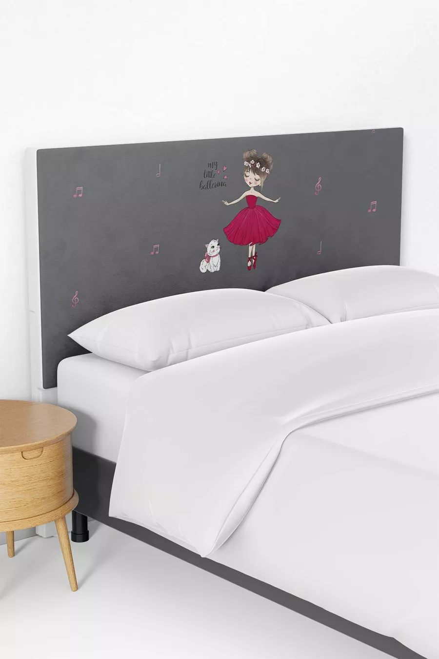 Housse de tête de lit pour lit enfant Ballerine