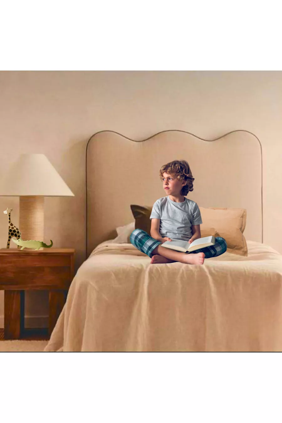 Tête de lit avec sommier, tête de lit
