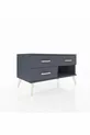 Commode Hyperion 3 tiroirs Anthracite-Anthracite