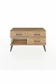 Commode Arges à 3 tiroirs Pierre de lune-Pin