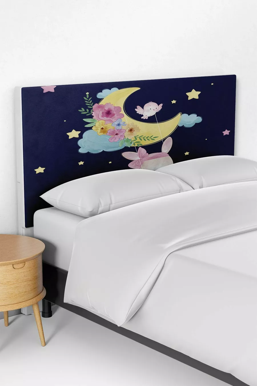 Housse de tête de lit pour lit avec motif d'animaux mignons Laciver