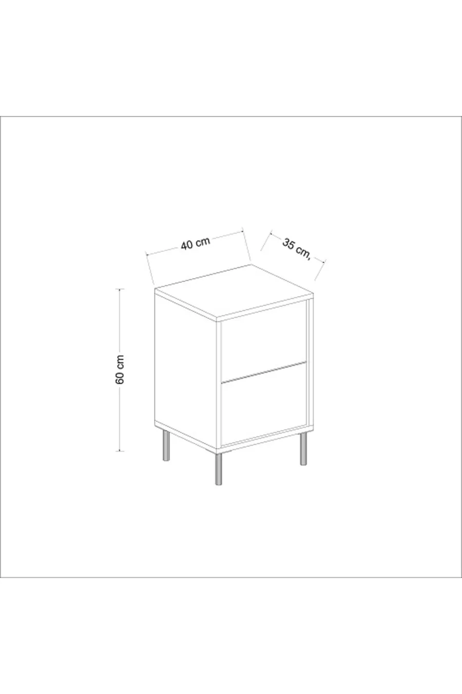 Table de chevet Kozan Blanc Marbre Motif Or
