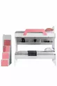Lits superposés Ranza Inci 2 places - Rose 2 matelas confort