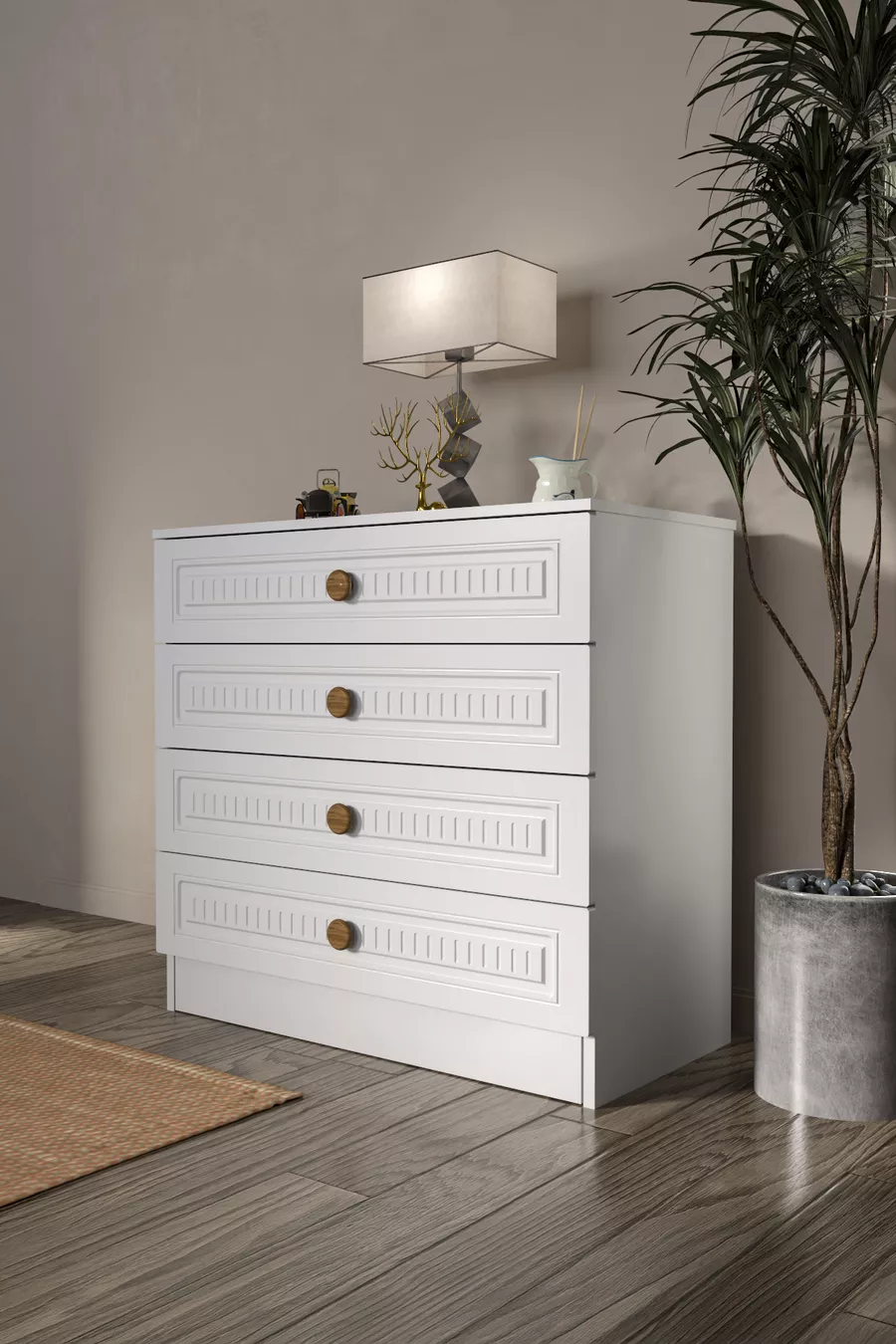 BUFFET BOHÈME AVEC PORTES EN MDF