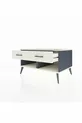 Commode Kronos 2 tiroirs Anthracite-Pierre d'ardoise