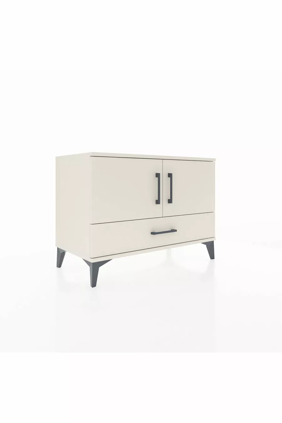 Commode Hyperion 2 étagères 1 tiroir 2 portes Pierre de lune-Pierres de lune