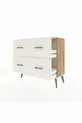 Commode Arges 4 tiroirs Pin-Pierre de Lune