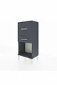 Chevet Arges 2 tiroirs Anthracite-Anthracite