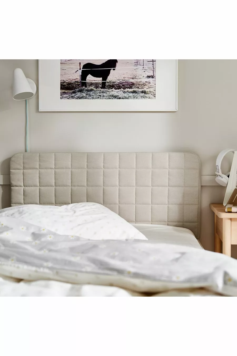 Tête de lit, beige, cm