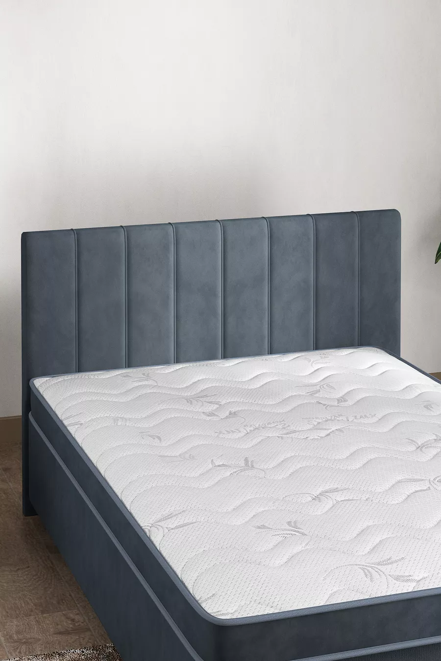 Housse de tête de lit, Housse de tête de lit Lavinya Anthracite