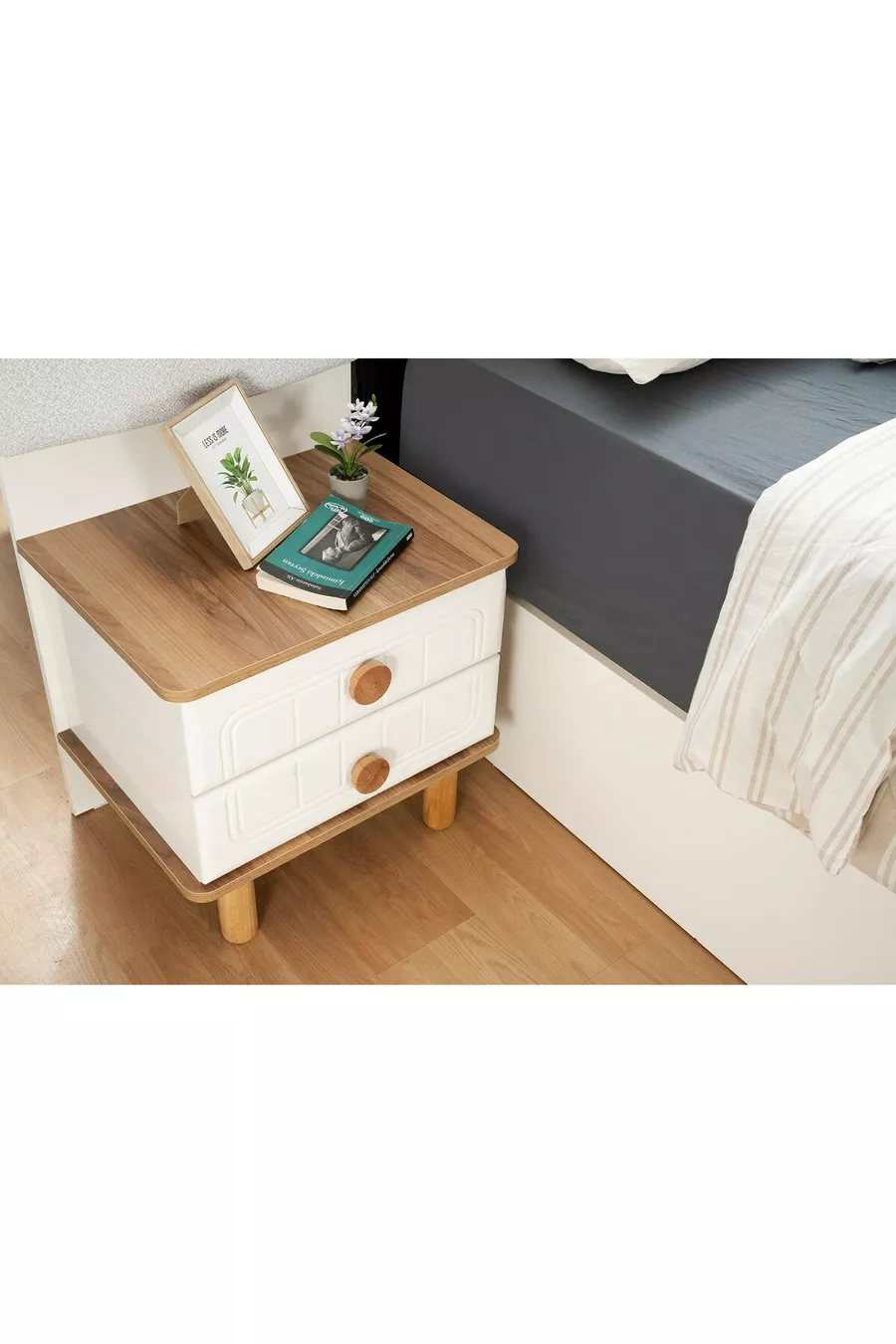 Table de chevet KAYRA en MDF