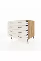 Commode Kronos 8 tiroirs Pin-Pin / Pierre de Lune