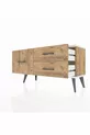 Commode Arges 3 tiroirs Pin-Silex/Pin