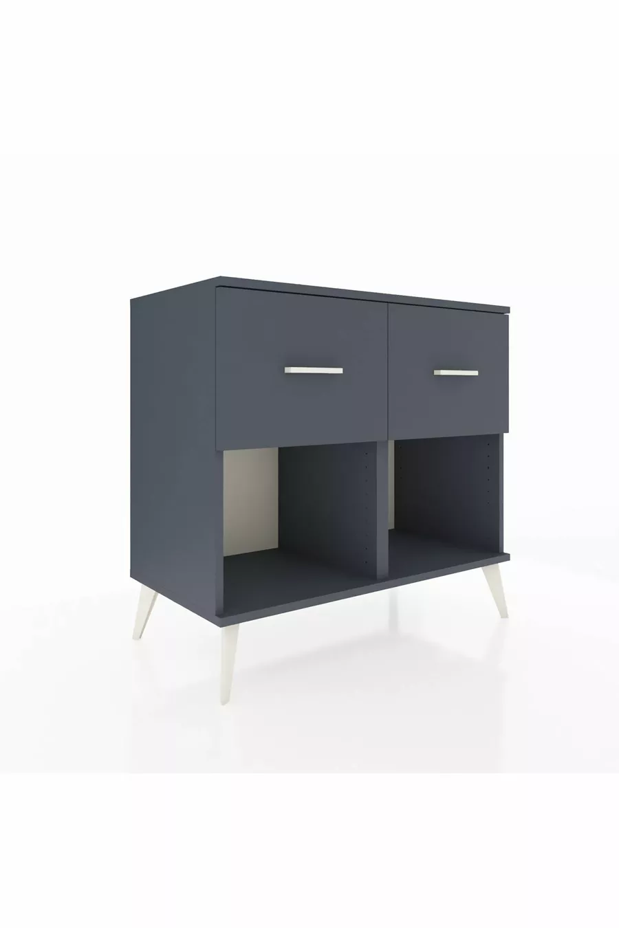 Commode Hyperion 2 tiroirs Anthracite-Anthracite