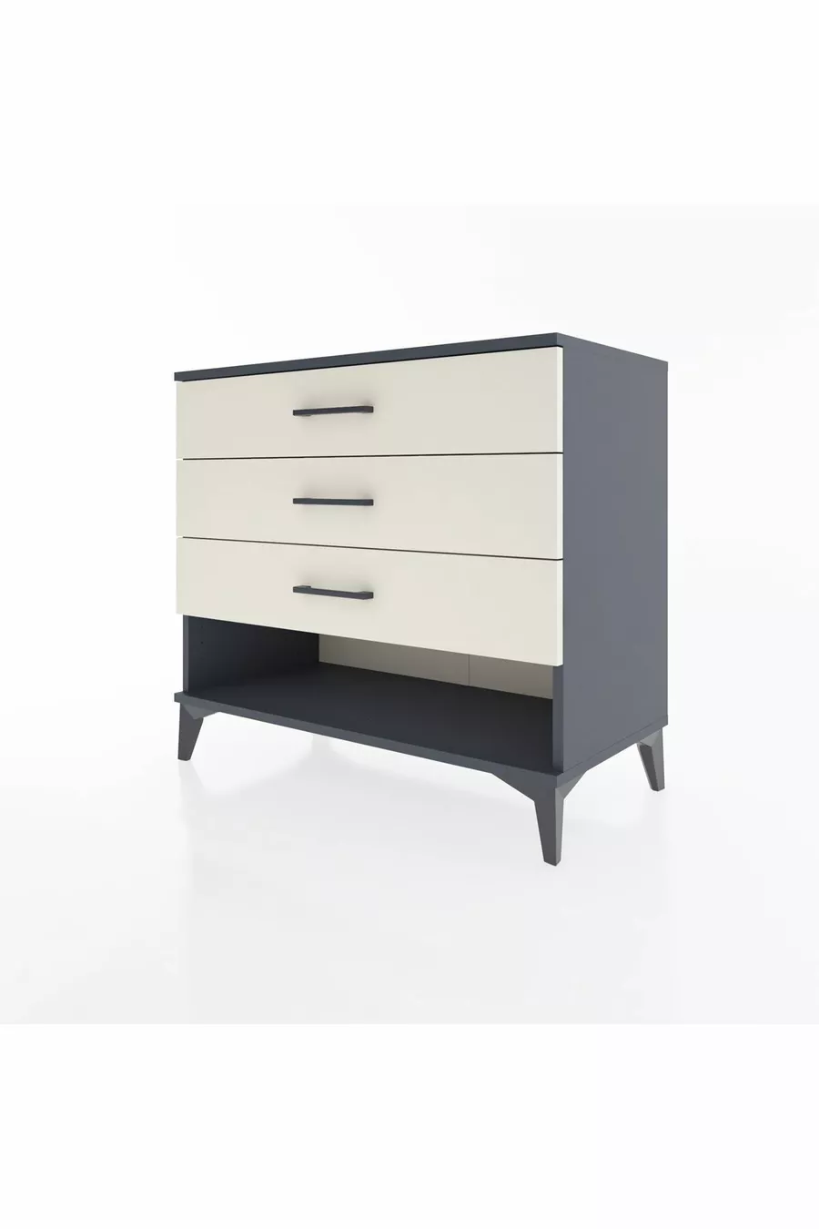 Commode Hyperion 3 tiroirs Anthracite-Silex