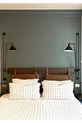 Tête de lit pour hôtel boutique, design de mur pour chambre, pour lit double et simple
