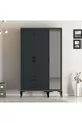 Armoire à 3 portes Kumsal Rt - Anthracite