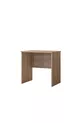 Lits superposés, Ensemble de chambre pour jeunes Polo avec bureau, lit superposé en noyer, armoire à 3 portes, 2 matelas Comfort