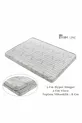 Matelas Orthopédique Hygienique Bambou Cm Tapis de Sommeil Visco