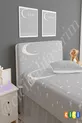 Housse de tête de lit Étoile et Lune