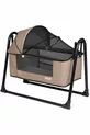 Berceau portable en filet de lin luxueux, lavable, qui se balance, lit de bébé à côté de la maman, berceau panier, hamac pour bébé