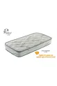 Matelas à ressorts orthopédique Pooly en bambou * cm Matelas ressorts orthopédique doux en bambou simple