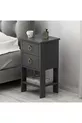 Table de chevet Cevheri à 2 tiroirs - Anthracite