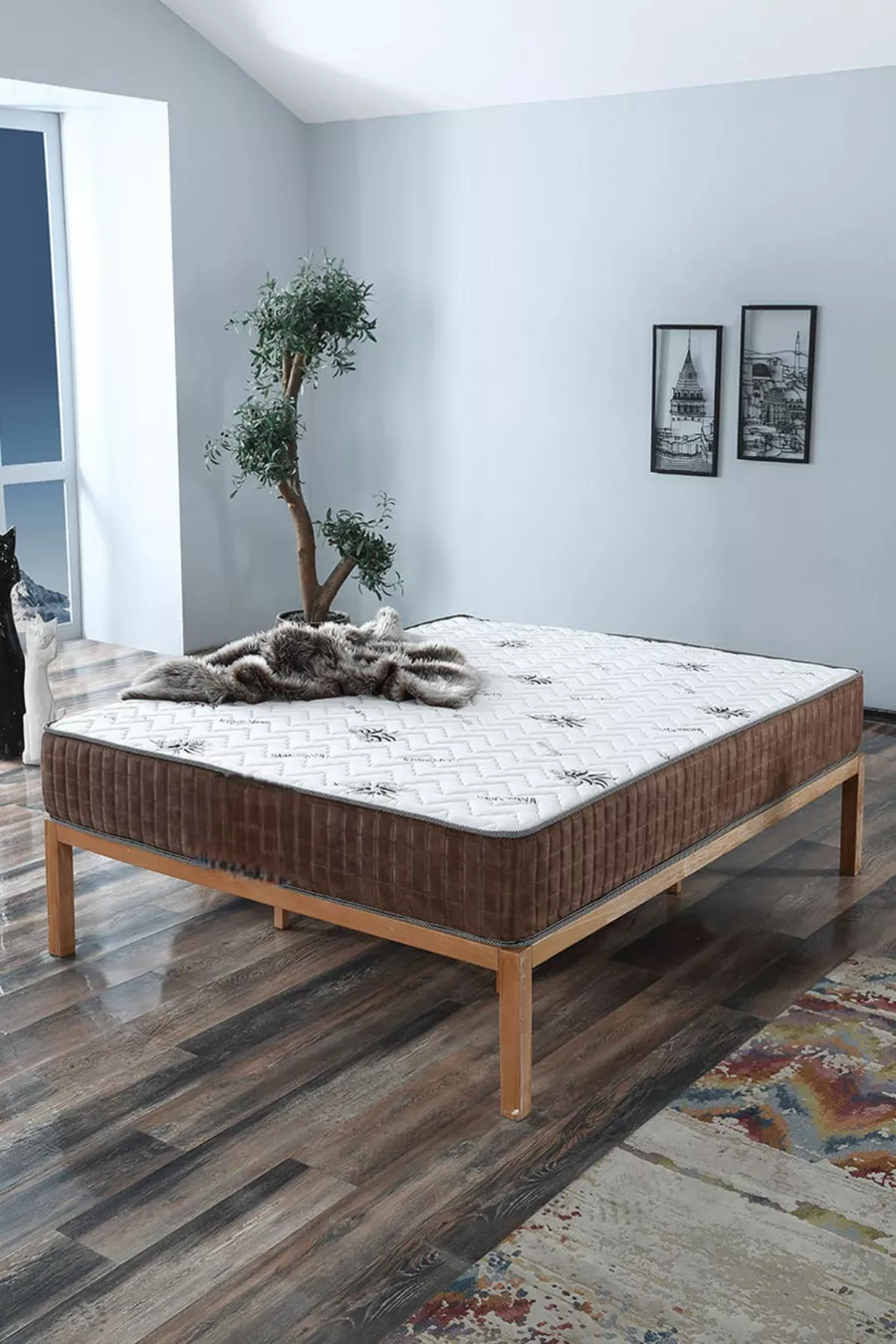 Matelas à ressorts orthopédique double face
