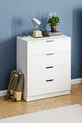 Commode Lento 4 tiroirs chambre à coucher chambre de bébé blanche
