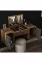 Coiffeuse Murale Mercan, ne Prend Pas de Place, Couleur Lidya Anthracite