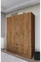 Armoire Atlas 4 portes 2 tiroirs