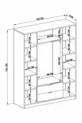 Armoire Atlas 4 portes 2 tiroirs