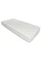 Matelas simple en mousse à mémoire de forme visco sans ressort avec tissu en éponge