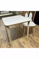 Ensemble table et chaises pour enfants, table d'activité, bureau, 1 table, 1 chaise, lapin blanc