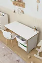 Table d'activité pour enfants avec 3 paniers, bureau pour enfants avec chaise à dossier - Panda