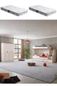 Lit superposé, Lit superposé avec tiroirs Zenit Plus, Armoire à 3 portes, 2 matelas confort