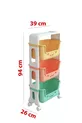 Armoire à jouets à 3 niveaux, organiseur de jouets, armoire à jouets avec panier