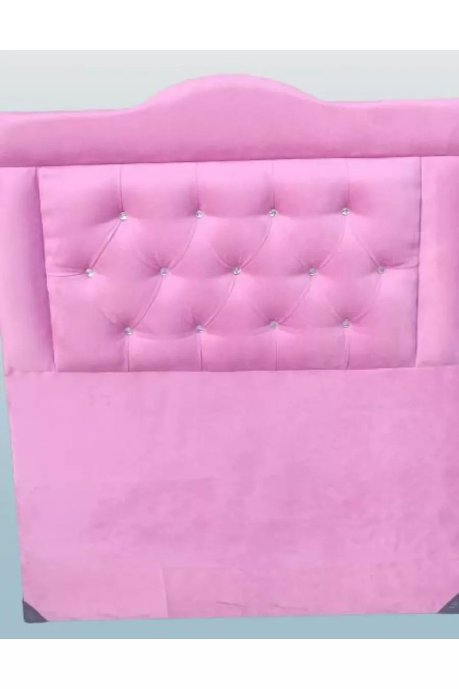 Titre DK Modèle Simple 'taille' Tissu en Plume de Poulain Rose Fait Main