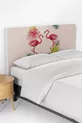 Housse de tête de lit et de base de lit à motif flamant rose