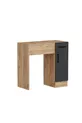 Coiffeuse Miroir en Anthracite Pin Atlantique Perle – Avec Tiroirs, Armoire & Design Élégant
