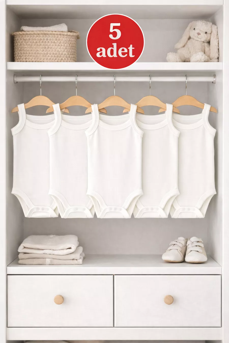 Lot de 5 bodies à bretelles en maille avec boutons-pression pour bébé de 0 à 5 ans, débardeur, sortie de maternité pour nouveau-né, fille garçon enfant